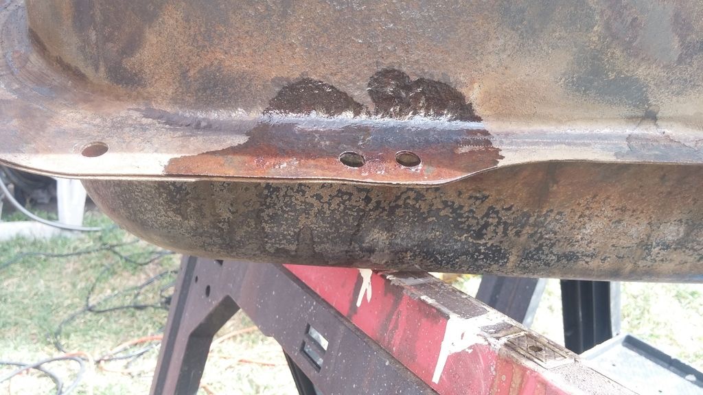 My JB Weld fuel tank leak fix 620 Ratsun Forums